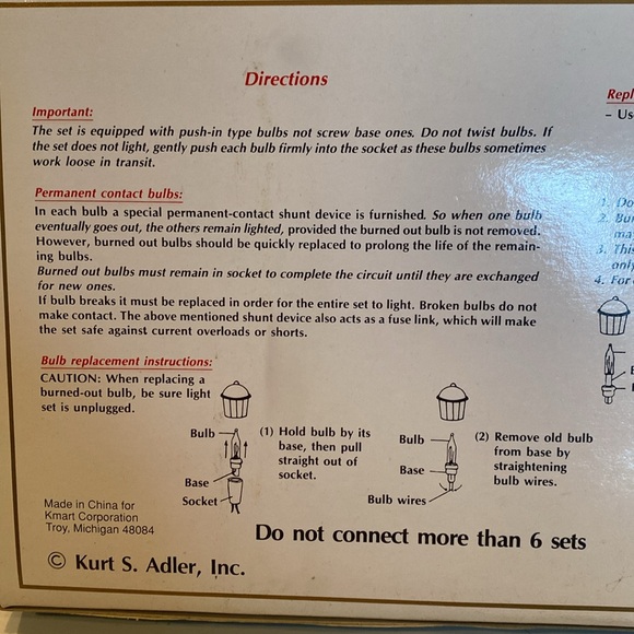 NWT & Vintage Trim a Home Electric 10 Streetlamp Lights - Picture 7 of 9